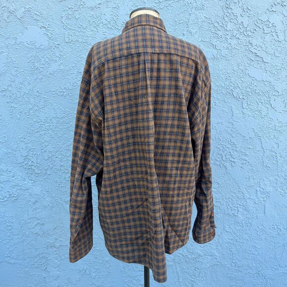 Vintage J. Crew Shirt Mens XL Flannel Plaid Oarsman 90s Preppy Casual - Picture 6 of 6